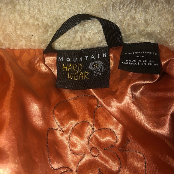 𝅺Mountain Hardwear Embroidered Floral Jacket Coat M - Picture 3 of 5